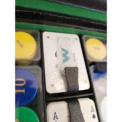 Coffret Cuir Luxe jeu de cartes LE TANNEUR Népal jetons mallette Jeux bridge