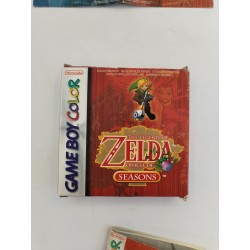 Zelda The Legend Oracle Of Seasons Nintendo GameBoy Color Gb Game Boy Boîte...