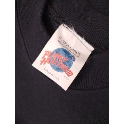 Planet Hollywood Paris Sweat XL Noir Vintage Excellent État
