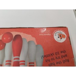 Wooden Bowling Game Egmont Jeu En Bois Jouet Neuf