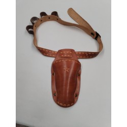 Revolver Indien Cowboy Pistolet Jouet Vintage Gonher No 80 Avec Etui En Cuir