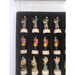 Grand Jeux D Échecs Merlin Dragons Chevalier  Peint A La Main jeu echec échec