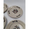 Sologne Faience De St Amand France 12 Assiettes A Dessert Vaisselle Art Table
