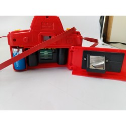 Tomy 1988 Appareil Photo Jouet Vintage Électronique Jeu  Flash Fun Caméra Rouge
