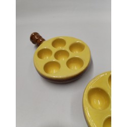Lot 5 Poêlons Caquelons 6 Trous Escargot Émile Henry La Bourguignonne Escargots 