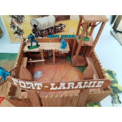 Fort Laramie Comansi Starlux Crescent Toy Jeu Ancien Geronimo Vs Buffalo Bill
