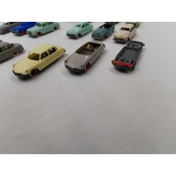 Lot De 13 Voitures H O Jouef Dyna Aronde Ds 19 Citroën Peugeot 403 203 Ariane 