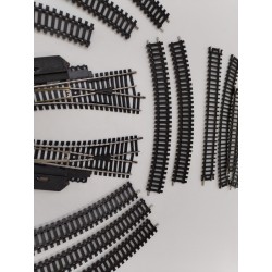 Lot Rails Lima Aiguillages Droite Et Gauche Jouef Ho Trains Rails Droit Courbe