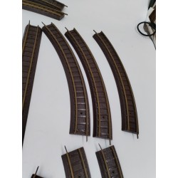 Lot De Rails Ancien Jouef Ho 622 628 Droit Courbe Aiguillage Montée Descentes