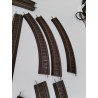 Lot De Rails Ancien Jouef Ho 622 628 Droit Courbe Aiguillage Montée Descentes
