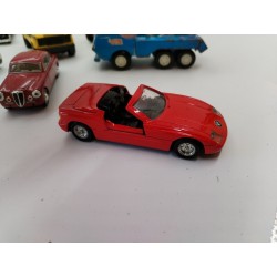 Lot 9 Jouets Ancien Voitures Miniatures Rico Solido Matchbox Golden Total BMW