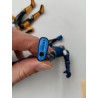 Lot De 2 Figurines 1995 1996 Bandai Masked Rider Super Gold Blue Kamen Saban