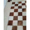 Grand Tapis De Jeu En Peau De Bête Échiquier Jeux D'échecs Échec Plateau Damier 