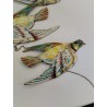 Ancien Jeux Tir Au Pigeon Cible Jeu Forain Lot 3 Pièces