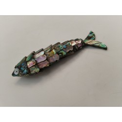 Poisson Articulé En Nacre Design Décapsuleur Vintage Napoléon 3 Ancien Art Déco 