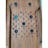 Grands Jeux Anciens Bagatelle Flipper De Table Bois Cloche Clouté Jeu