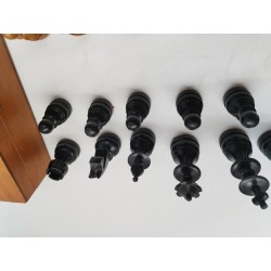 Jeu D Échecs Bois Vernis Feutrine Jeux Échec Artefactos Madeira Stori Peixoto...