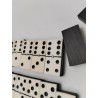 Jeu De Dominos Double 6 Os Et Ébène Riveté Boite Bois Jeux Anciens