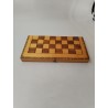 Jeux De Dames En Bois Sculpté Artisanal Jeu De Société Coffret Pliant