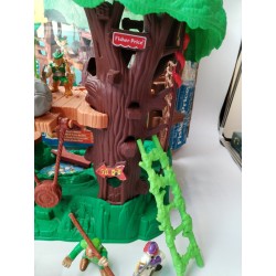 Fisher Price 1998 Complet En Boîte La Forêt De Robin Des Bois Jeu Jouet Vintage