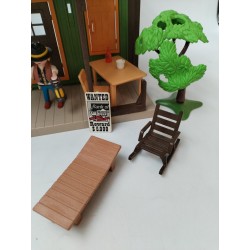 Lot Playmobil 1994 Sheriff Office John Smith Pedro Cruz Western Geobra Jouet...