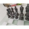 Jeu D'échecs Chevalier Médiéval Plateau Verre Mysticalls Masterpiece Jeux Échec