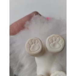 Sweetie Pups 1989 Hasbro Chien Peluche Bichon Maltais Blanc Jouet Poupée Petshop