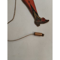 Pantin Ancien Bois papier Colombine Jouet Tradition Paris Imagerie d'Epinal 1344