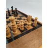 Coffret Bois Ancien Jeux D'échecs Regence Backgammon Tric Trac Jacquet Jeu