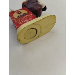 Tirelire Vintage 1987 Pub Sun Maid Raisins Raisin Figurine