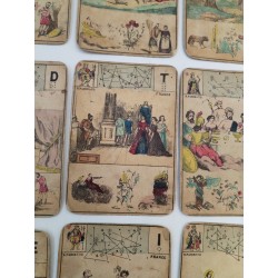 Le Grand Tarot De Mlle Lenormand Par Gaudais Édition Grimaud XIX Cartomancie Jeu