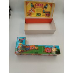 Walt Disney 1974 Cubes Jeu Éducatif Nathan Puzzle Éveil Mickey Donald Jouet
