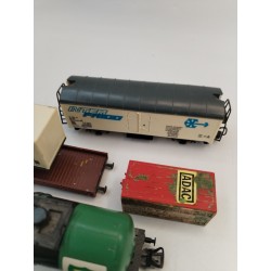 Lot Lima Pièces Wagon Citerne Bp Remorque Rails Trains Électroniques Circuit