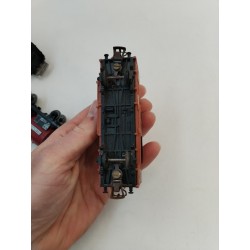 Loco Jouef 708 Locomotive Trains Électrique Wagon Citerne Vins Postillon Caisse