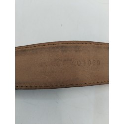 MOSCHINO Authentique Ceinture Vintage Cuir Redwall Made In Italy Genuine Leather