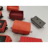 Lot De 9 Remorques Wagon Trains Thomas Train Mattel Jouet Rails Véhicule