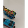 Lot De 4 Thomas Trains En Bois Aimanté Limited Édition Gold Paint Jeu Jouet...