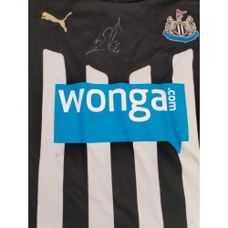 Floqué & Signé Par Cabella Maillot Newcastle XL 2014-15 Puma Wonga Bpl Football
