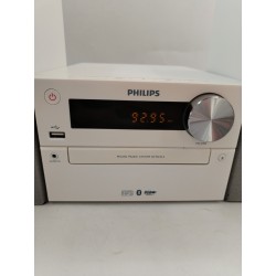 Philips Micro Music System Btm2312 Blanc Bluetooth Cd FM USB Chaîne Hifi MP3...