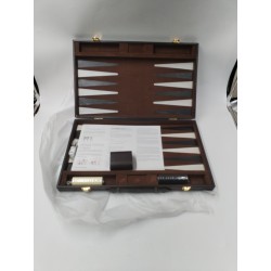 Jeu De Backgammon Neuf Coffret Valise Luxe Intérieur Velours tric trac jacquet