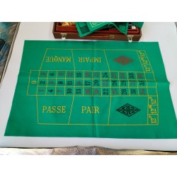 Coffret Jeux Ancien Au Nain Bleu Paris Backgammon Échecs Roulette Casino Dominos