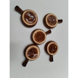 Lot 5 Poêlons Caquelons 6 Trous Escargot Émile Henry La Bourguignonne Escargots 