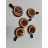 Lot 5 Poêlons Caquelons 6 Trous Escargot Émile Henry La Bourguignonne Escargots 
