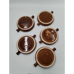 Lot 5 Poêlons La Bourguignonne Made In France Caquelons Escargots Émile Henry
