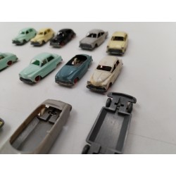 Lot De 13 Voitures H O Jouef Dyna Aronde Ds 19 Citroën Peugeot 403 203 Ariane 