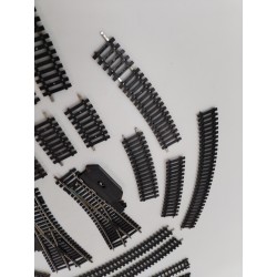 Lot Rails Lima Aiguillages Droite Et Gauche Jouef Ho Trains Rails Droit Courbe