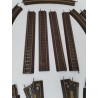 Lot De Rails Ancien Jouef Ho 622 628 Droit Courbe Aiguillage Montée Descentes