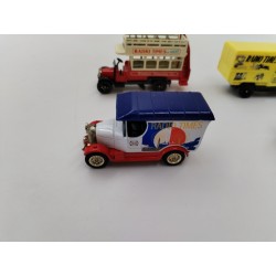 Lot De 4 Véhicules Oxford Diecast Vintage Model Radio Times Omnibus Ascot...