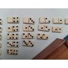 Miniature Jeu Ancien De Dominos Complet En Boîte Jeux Nouveaux Réunis Os