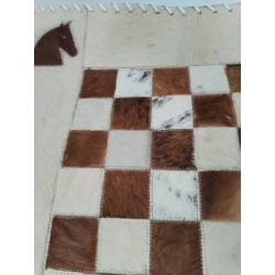 Grand Tapis De Jeu En Peau De Bête Échiquier Jeux D'échecs Échec Plateau Damier